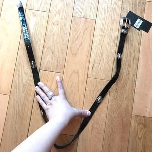 Skinny Faux Croc Hip Belt